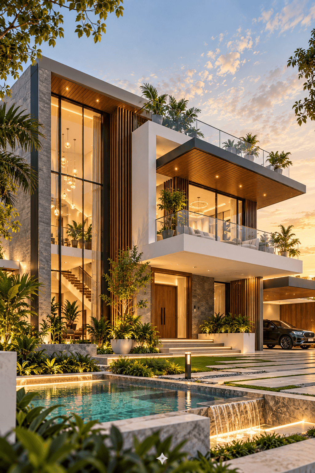 Modern residential building
